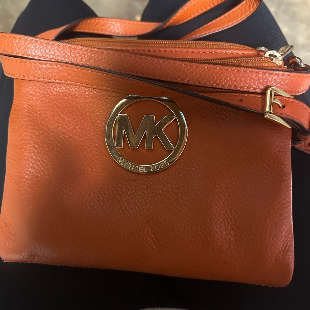 Michael Kors Tangerine Crossbody Bag